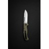 ROGAN Rogue folding knife special edition OD Green and Stonewash open 2