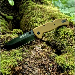 ROGAN Rogue Folding Pocket Knife - Gen 1 - Coyote Black reverse