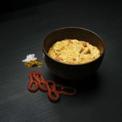 REAL Turmat Chicken Curry freeze dried meal served