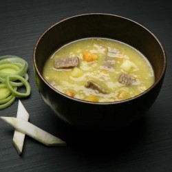 REAL Turmat Beef Soup served
