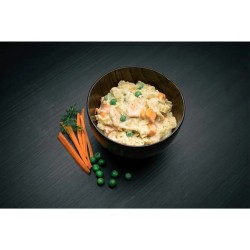 REAL Turmat Creamy Salmon with Pasta served