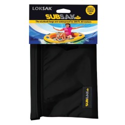 LOKSAK SUBSAK waterproof waist pack with two aLOKSAK bags – Black