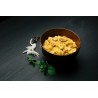 Pasta Provence prepared outdoor meal