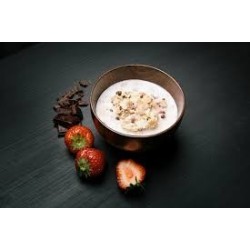 REAL Turmat Chocolate Muesli prepared outdoor breakfast