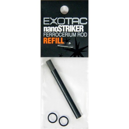 EXOTAC nanoSTRIKER replacement Ferrocerium Fire Steel 