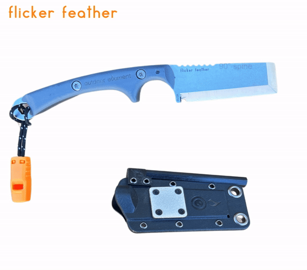 Outdoor Element Flicker Feather Features